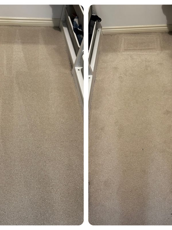 Eco-friendly carpet cleaning Milton Keynes before and after results